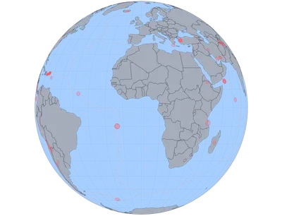 GeoCircle - earthquake-globe
